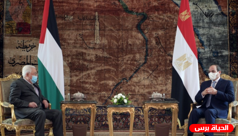 الرئيس عباس يلتقي السيسي قبل إنعقاد المجلس المركزي